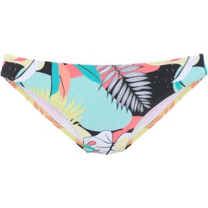 Look - Gedessineerd - Bikinibroekje - Turquoise - Geel - Polyamide