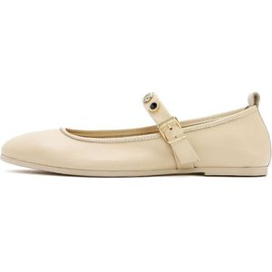 Derimod Ballerina met riempjes  crème