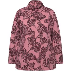 Ulla Popken Shirt  oudroze / zwart