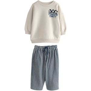 Next Joggingpak  ecru / marine