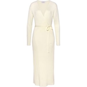 Wikkeljurk - Cream - Loungewear - Lange Mouwen - V-hals