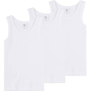 Sanetta - Onderhemd Set van 3 - Jongens - Katoen - Biologisch