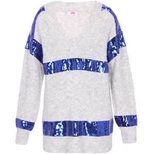 MYMO Trui  blauw / grijs