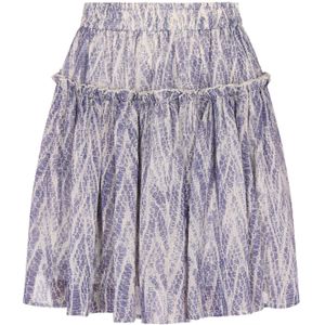 faina Rok  beige / violetblauw