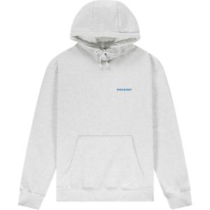 Pockies Sweatshirt 'L.A.'  blauw / lichtgrijs / rood