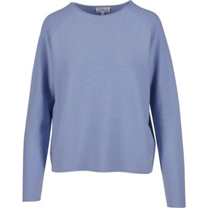 FYNCH-HATTON - Trui - Duifblauw - Raglanmouwen - Normale Pasvorm