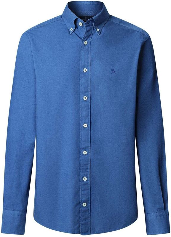 Hackett - Ess Gmt Dyed - Overhemd - Katoen - Lange Mouwen