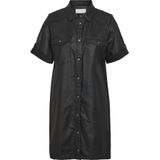 Tuniekjurk - Zwart - 77% Viscose 20% Nylon - Korte Mouwen