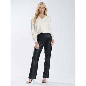 Finding Friday Gebreid vest  crème