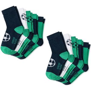 uncover by SCHIESSER Sokken 'Fun & Hobby'  nachtblauw / jade groen / wit