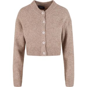 Urban Classics Gebreid vest  bruin gemêleerd