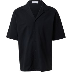 DAN FOX APPAREL Overhemd 'Roman'  zwart