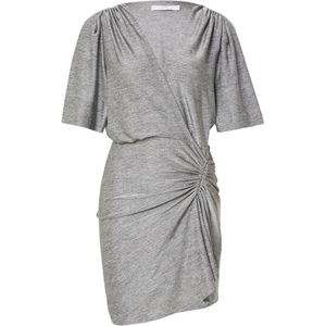 IRO Jurk  antraciet / lichtgrijs