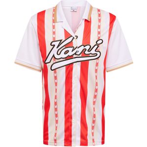 Karl Kani Overhemd  crème / oranje / rood / wit