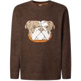 Pepe Jeans - PM7000023 - Bruine Trui - Casual - Polyester