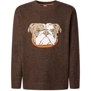 Pepe Jeans - PM7000023 - Bruine Trui - Casual - Polyester