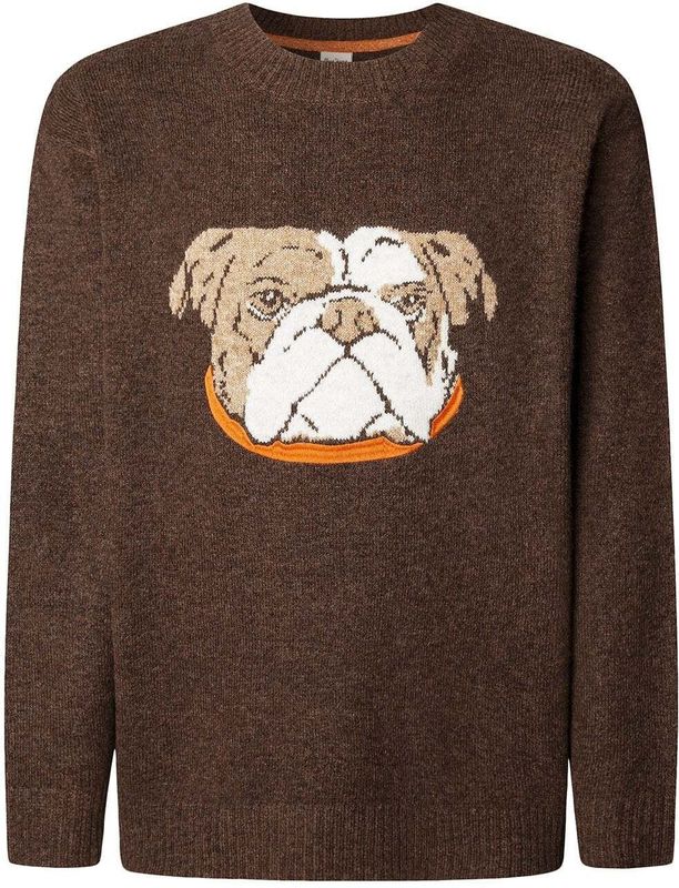 Pepe Jeans - PM7000023 - Bruine Trui - Casual - Polyester