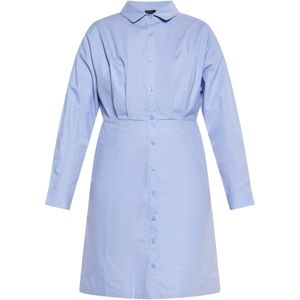 DreiMaster Klassik Blousejurk  lichtblauw