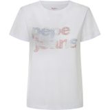 Pepe Jeans - FERNANDINE - T-shirt - Blauw - Ronde Hals - Kwartmouw