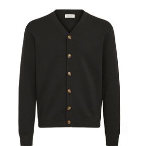 Casual Friday Gebreid vest ' CFAGNAR '  zwart