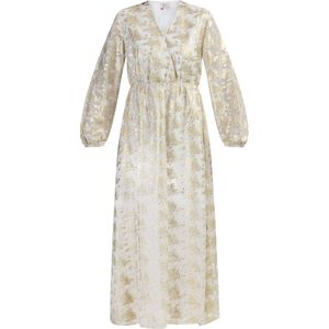 IZIA Jurk  goud / wolwit