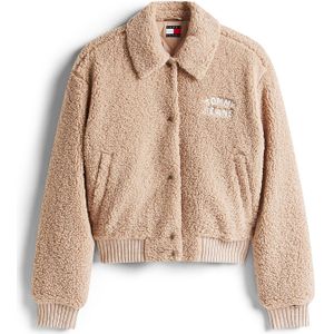 Tommy Jeans Tussenjas  beige / wit