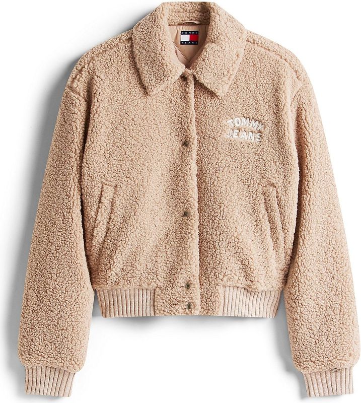 Tommy Jeans Tussenjas  beige / wit