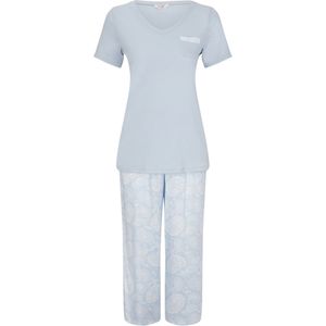 Goldenbay Pyjama 'Glory'  lichtblauw / offwhite