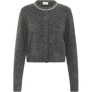 Kaffe - KAroxy - Gebreide Trui - Grijs Melange