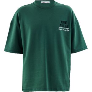 VAMOS CLO Shirt  groen / zwart / wit
