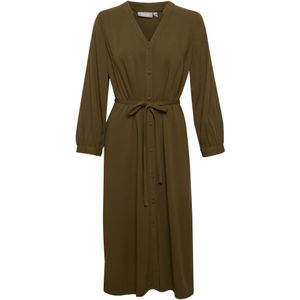 Fransa Blousejurk 'Haida'  olijfgroen