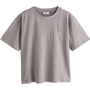 Next Shirt  mauve / zilver / transparant