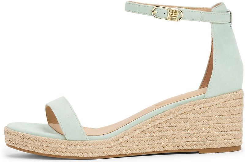 Tommy Hilfiger - Fw0fw08479 - Espadrilles - Suède - Sleehak 5.5 cm