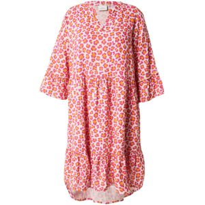 Bandeaujurk - Bleached Mauve - Mousseline - V-hals - 3/4-mouwen