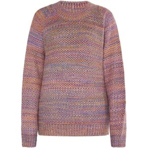 IZIA Trui 'Hoona'  beige / blauw / lila / oranje