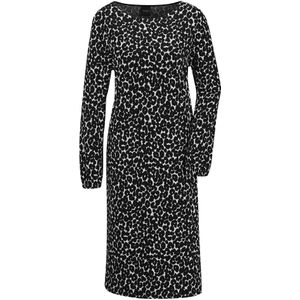 MADELEINE Jurk  zwart / wit