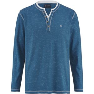 Shirt - Effen - Katoen - Lange Mouw - Normale Pasvorm