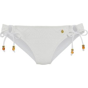 Bikinibroek - Effen - Low Waist - Regular Fit - Met Cut-outs en Mesh