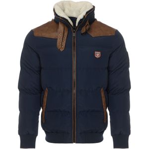 CARISMA Winterjas '1215 '  donkerblauw / bruin