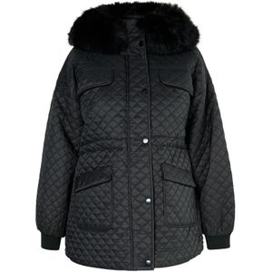 faina Winterjas  zwart
