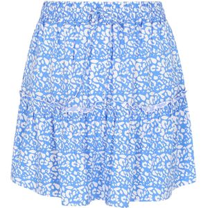 swirly Rok 'Back To School'  blauw / wit