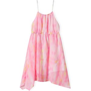 MINOTI Jurk  geel / lichtoranje / rosa / oudroze
