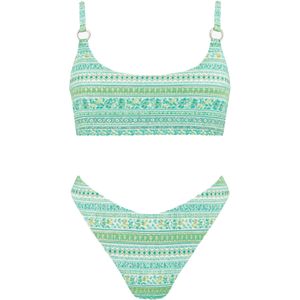 C&City Bikini  azuur / lichtblauw / pasteelgeel / lichtgroen