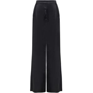 Tussah Bandplooibroek  zwart