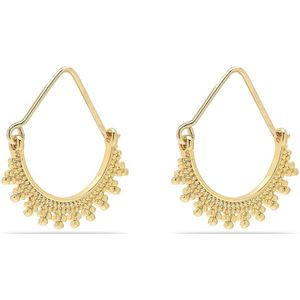 Pilgrim Oorbellen 'Kiku'  goud
