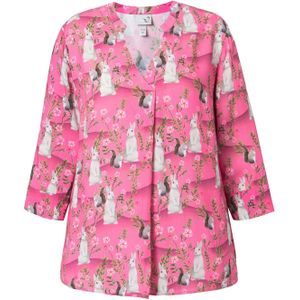 Ulla Popken Tuniek  fuchsia