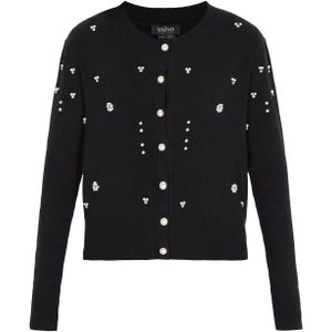 usha BLACK LABEL Gebreid vest  zwart