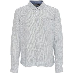 BLEND Overhemd 'Bobby'  blauw / wit