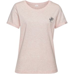 s.Oliver Shirt  beige gemêleerd / rosa / zwart