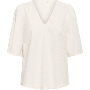 SOAKED IN LUXURY Blouse 'Sunela Felisia'  offwhite